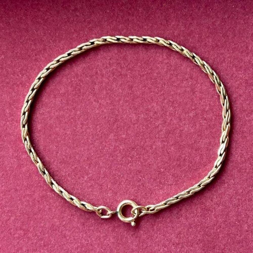 Vintage Gold Filled Chain Bracelet - Picture 2 of 7
